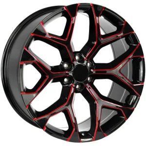 OE Creations – PR177 – Black – 20″x9″ 24mm – Summer Wheels – 177MR-295824